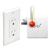 CARREGADOR C/ 2 SAIDAS USB TOMADA PADRAO ANTIGO I-CHARGER MINI BRANCO (6PCZ-009R0002A) carregador pqi